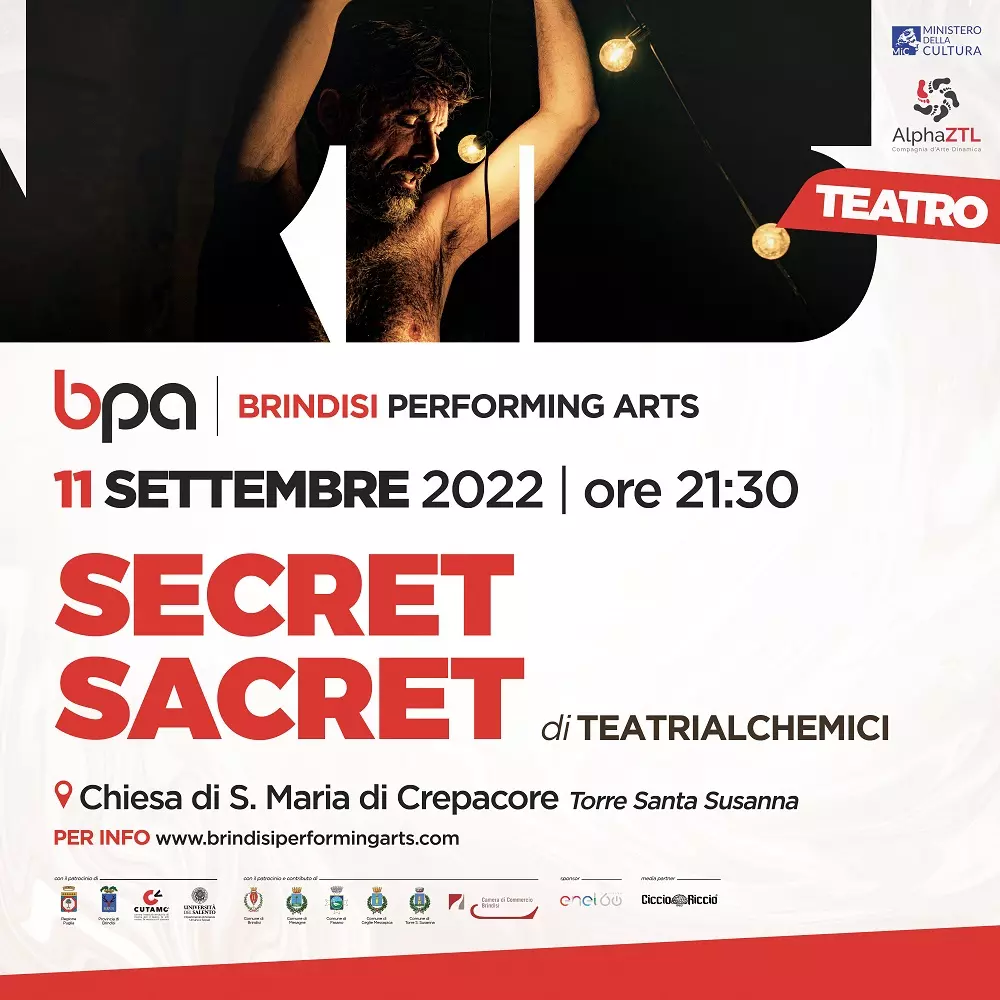 Secret Sacret - Torre Santa Susanna - Brindisi Performing Arts Festival 2022