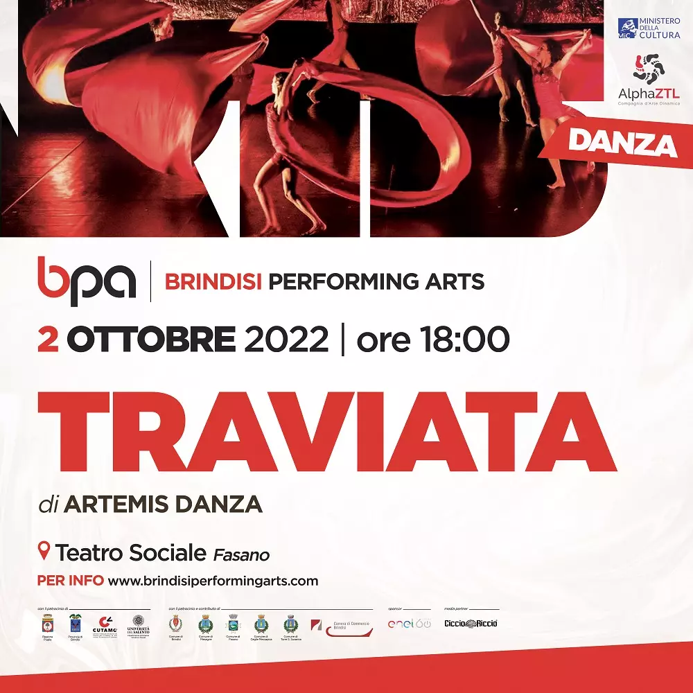 2 ottobre Traviata - Fasano - Brindisi Performing Arts Festival 2022