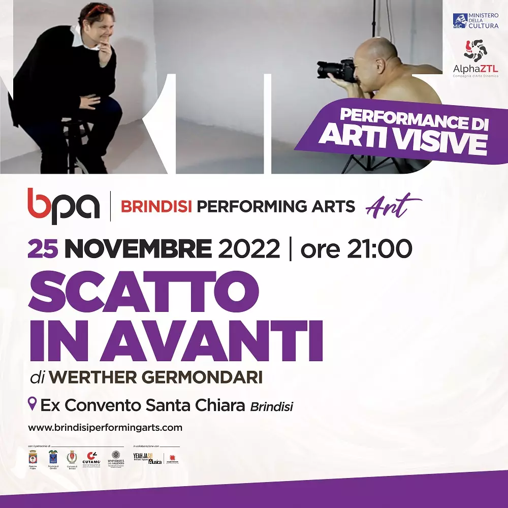 25 NOVEMBRE - SCATTO IN AVANTI Brindisi PErforming Arts FEstival 2022 art