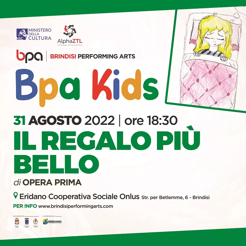 IL REGALO Più BELLO BPA KIDS Brindisi Performing Arts Festival 2022