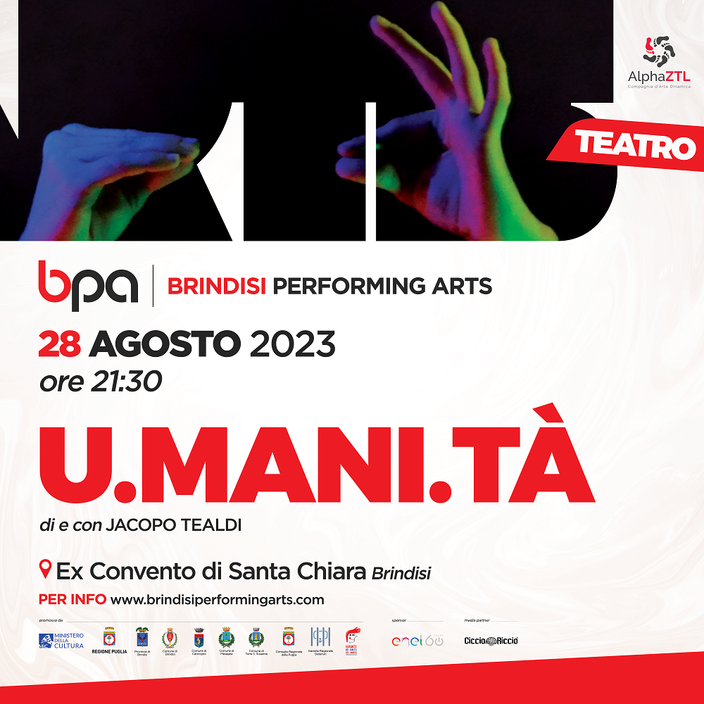 Umanità Brindisi Performing Arts Festival indoor 2023