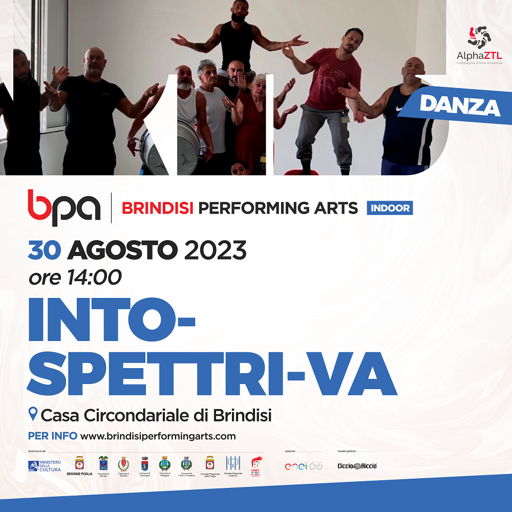 Io mai niente con nessuno avevo fatto Brindisi Performing Arts Festival indoor 2023