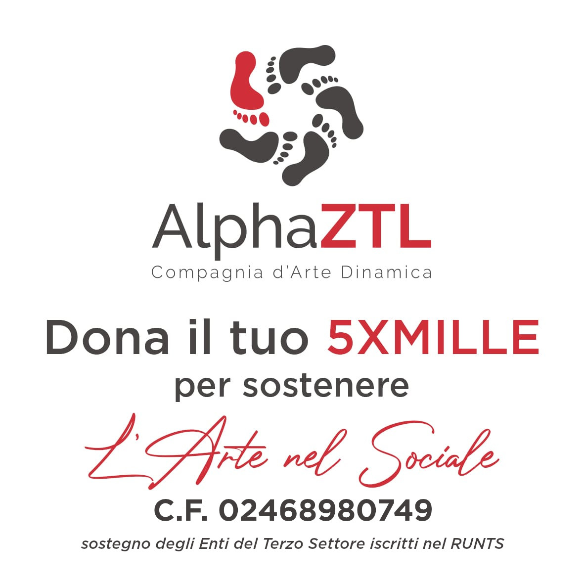 Sostieni AlphaZTL con il tuo 5xMILLE